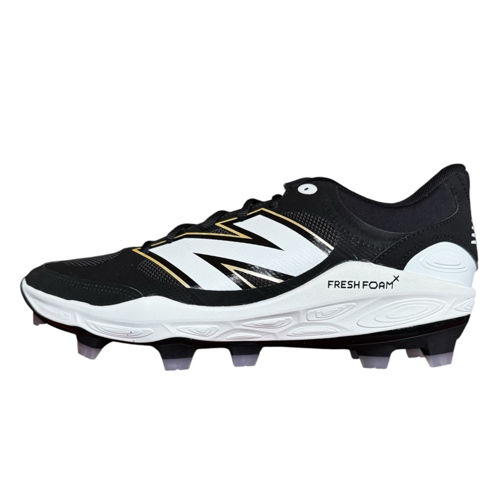 New Balance 3000v7 Fresh Foam Baseball Cleats Men 11.5D PL300K7 White Black NIB - Picture 2 of 12